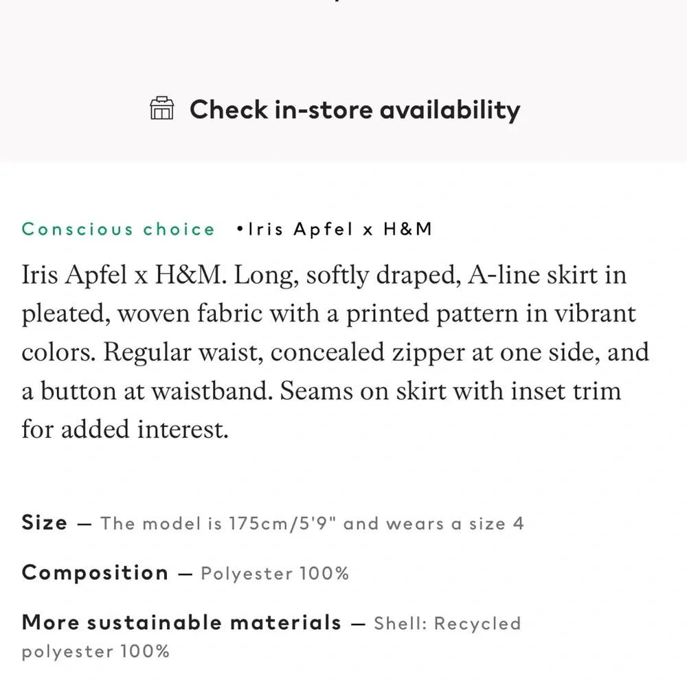 Iris Apfel X H&M Multicolored Ruffle Maxi Skirt - Picture 16 of 16